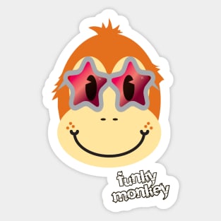 Funky Monkey Sticker